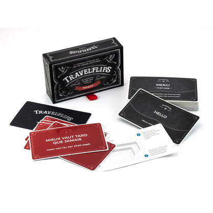 Italian Flash Cards - Learn Italian Language Vocabulary Words and Phrases - Basic Sentences for Beginners - Gift for Travelers, Kids, and Adults - Language Cards by Travelflips