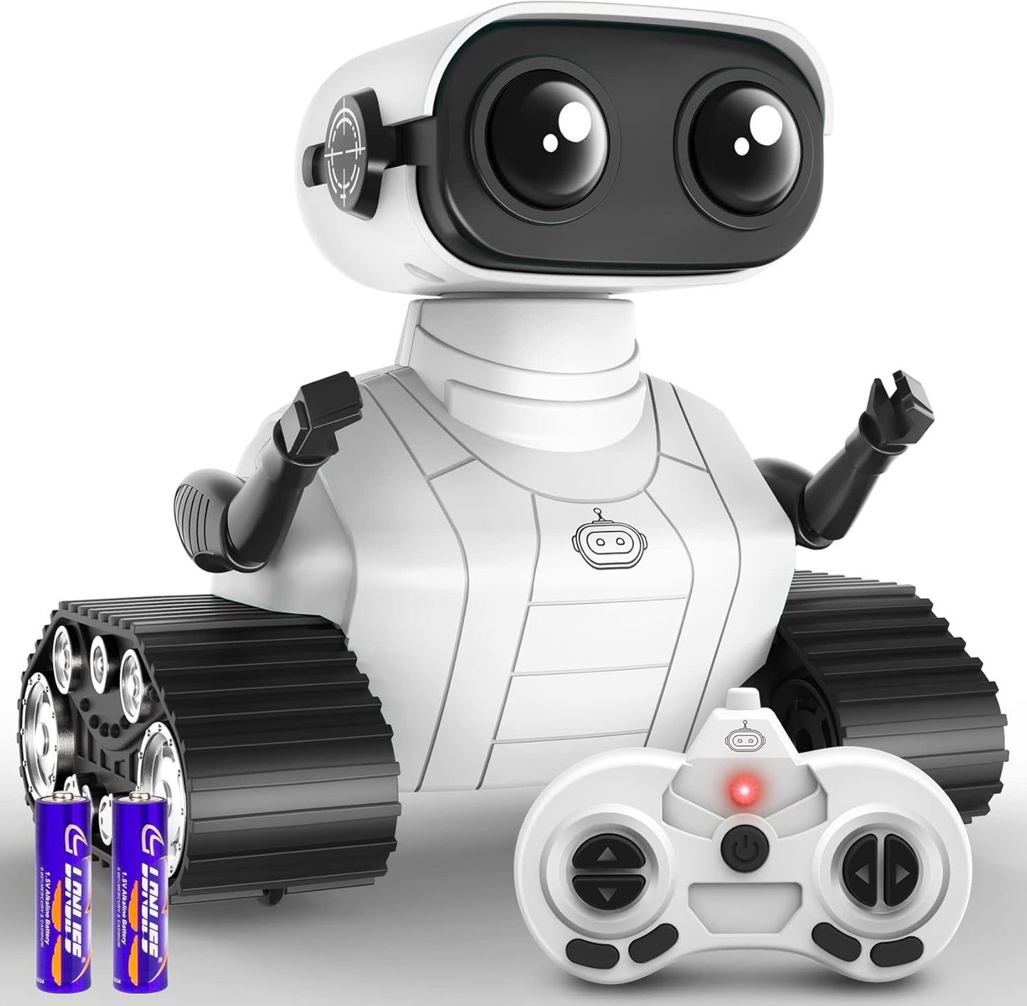 Hamourd Robot Toys for Boys Girls, Emo Robot with Walkie-Talkie Function, Gesture Sensing, Flexible Head & Arms, Programming Motion, Dance Moves, Music, Multi-Mode LED Eye, Toys for Ages