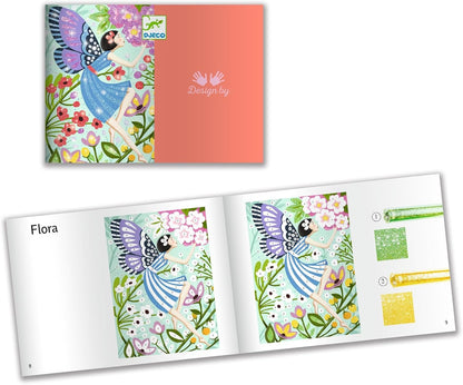 DJECO Butterflies Glitter Craft Kit
