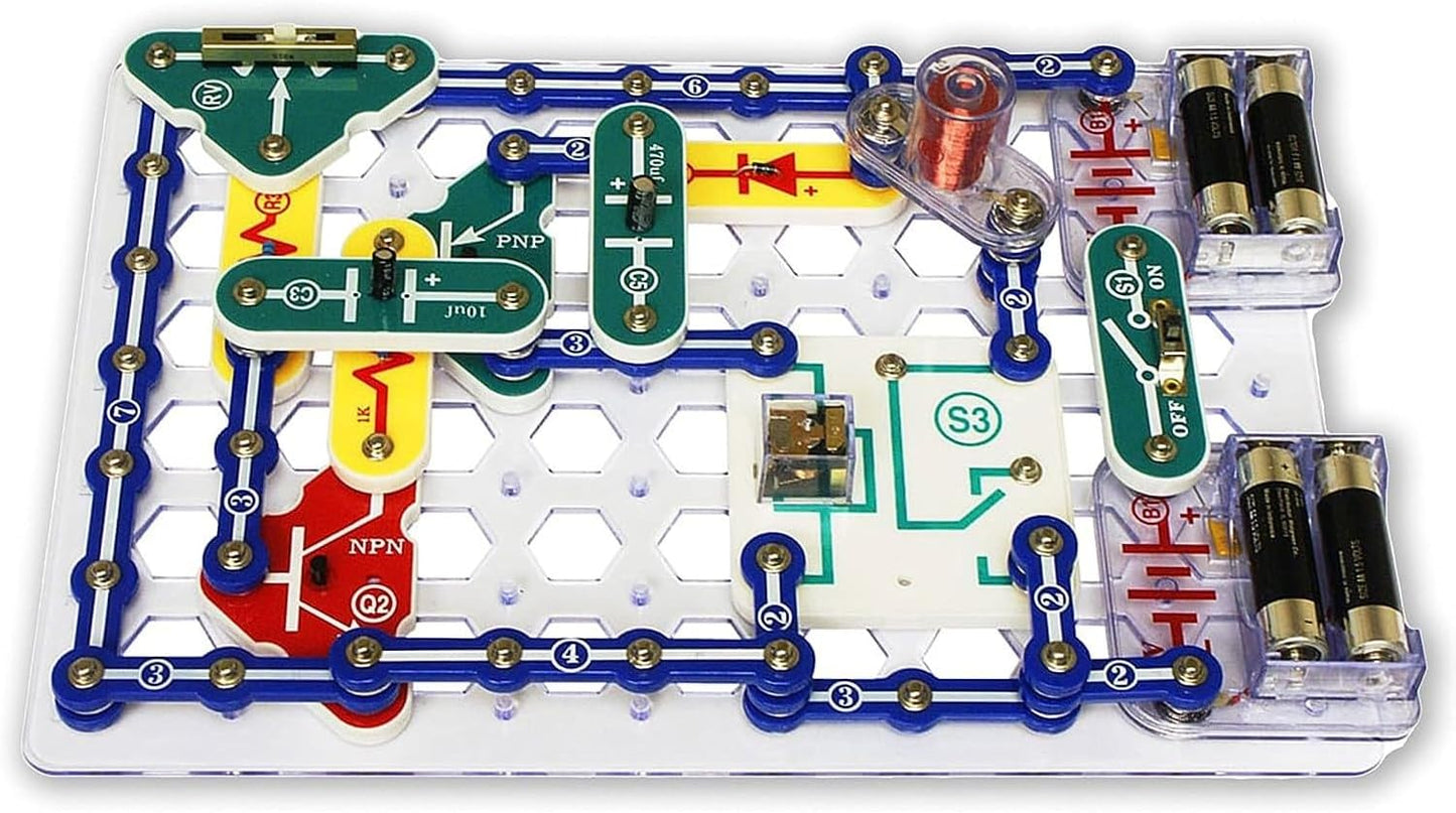 Snap Circuits Classic SC-300 Electronics Exploration Kit | Over 300 Projects | Full Color Manual Parts | STEM Educational Toy for Kids 8+ 2.3 x 13.6 x 19.3 inches
