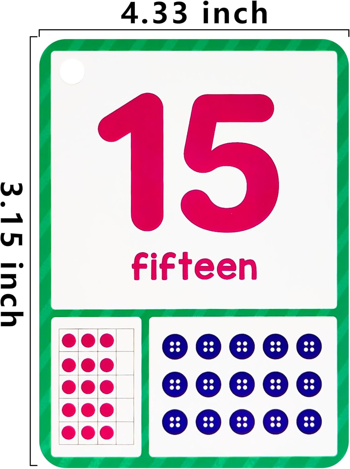 Learning Flashcards Number, 28 Different Number Educational Cards, Social Learning Card for Kids