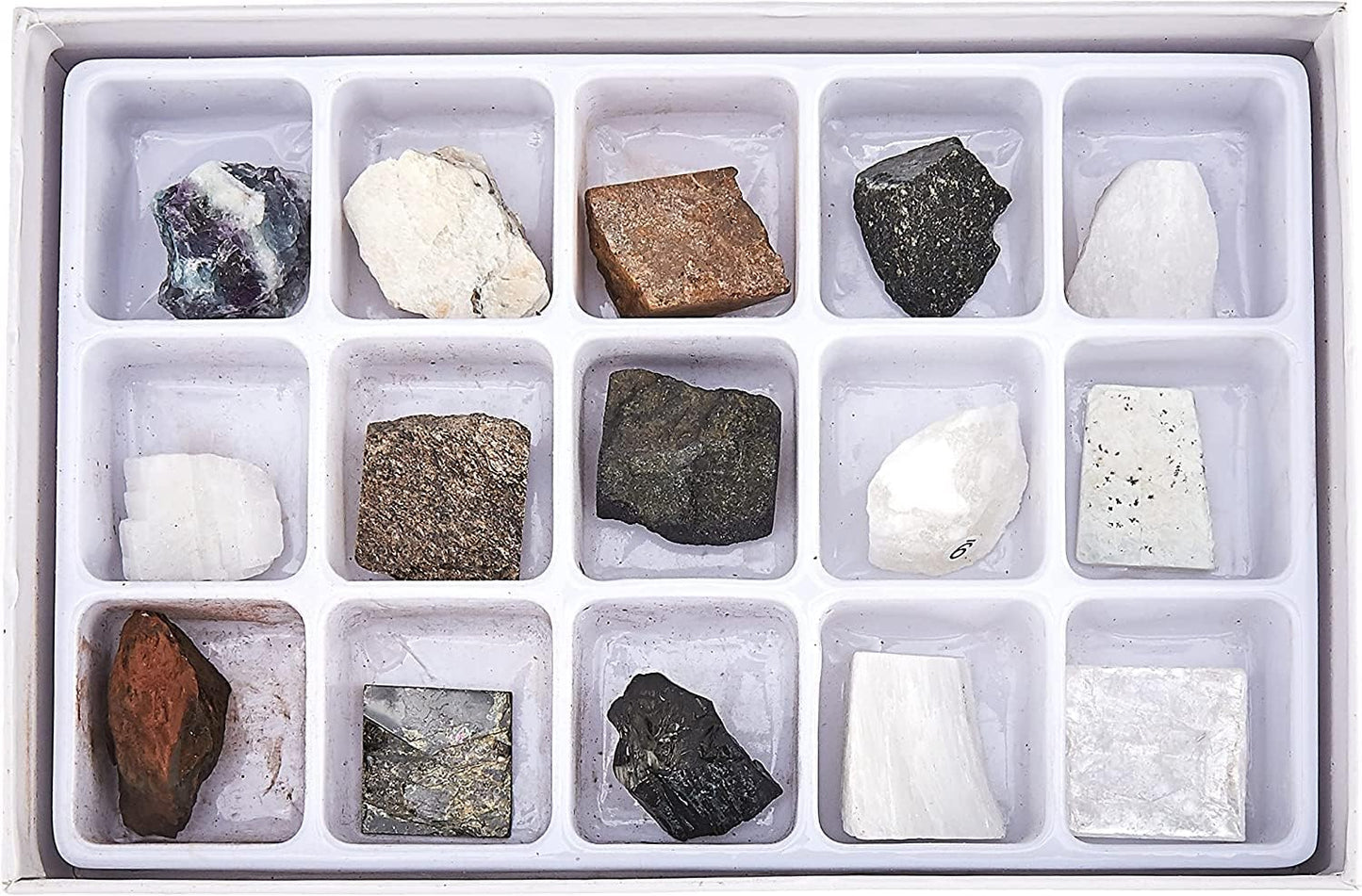 STEM Toy Rock Science Kit Geology Mineral Specimen For Kid Geologists
