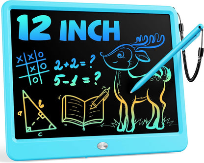 Bravokids Toys for 3-6 Years Old Girls Boys, LCD Writing Tablet 10 Inch Doodle Board, Electronic Drawing Pads, Educational Birthday Gift for 3 4 5 6 7 8 Years Old Kids Toddler (Blue)