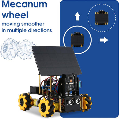 ACEBOTT Smart Robot Tank Car Kit with ESP32 for Arduino Robotics for Kids Ages 8-12 12-16 STEM Science Kits Coding Gifts for 8-16 Year Old Boys Girls Teens Cool Engineering Building Toys Unique Gifts