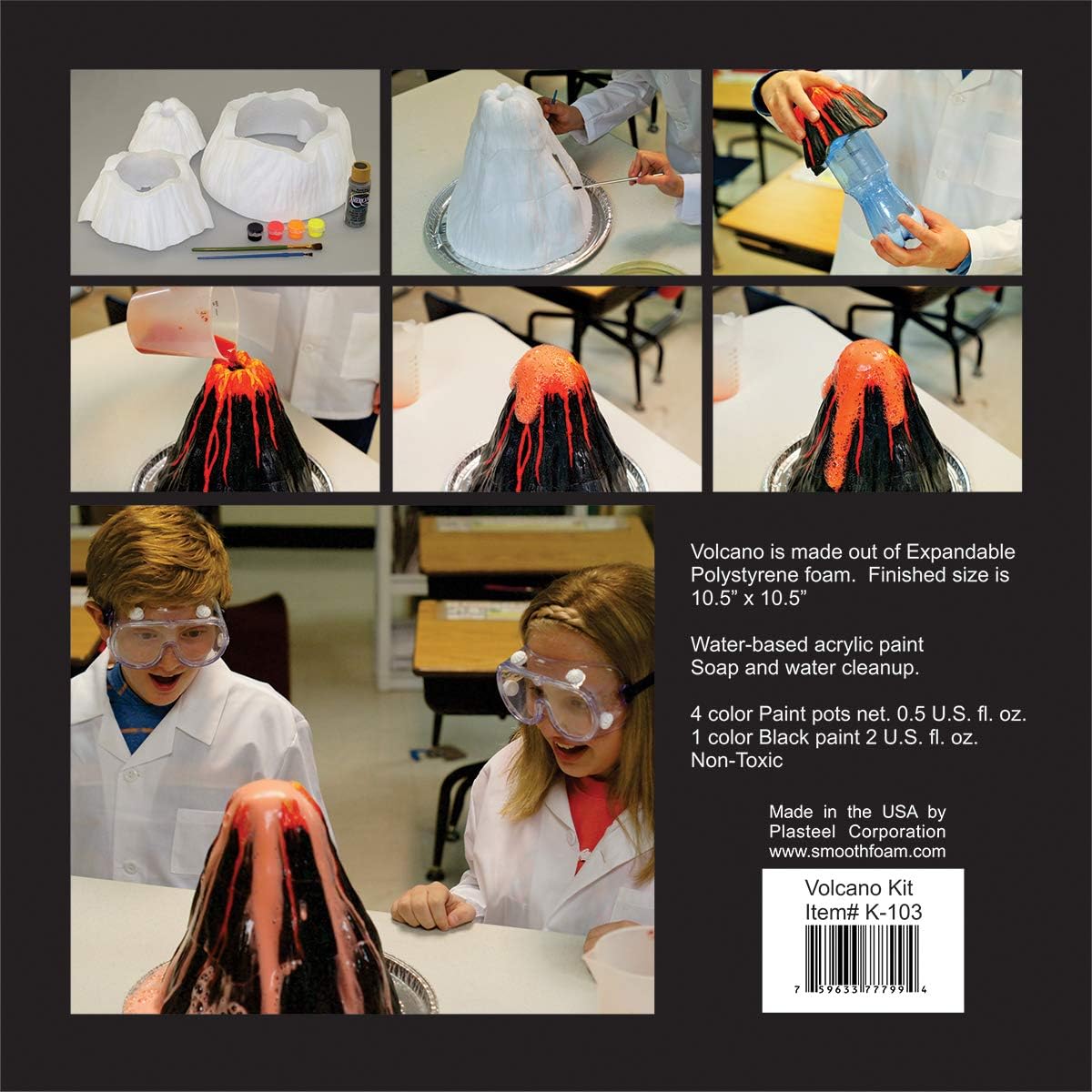 Smoothfoam K-103 Mega Volcano Kit-White