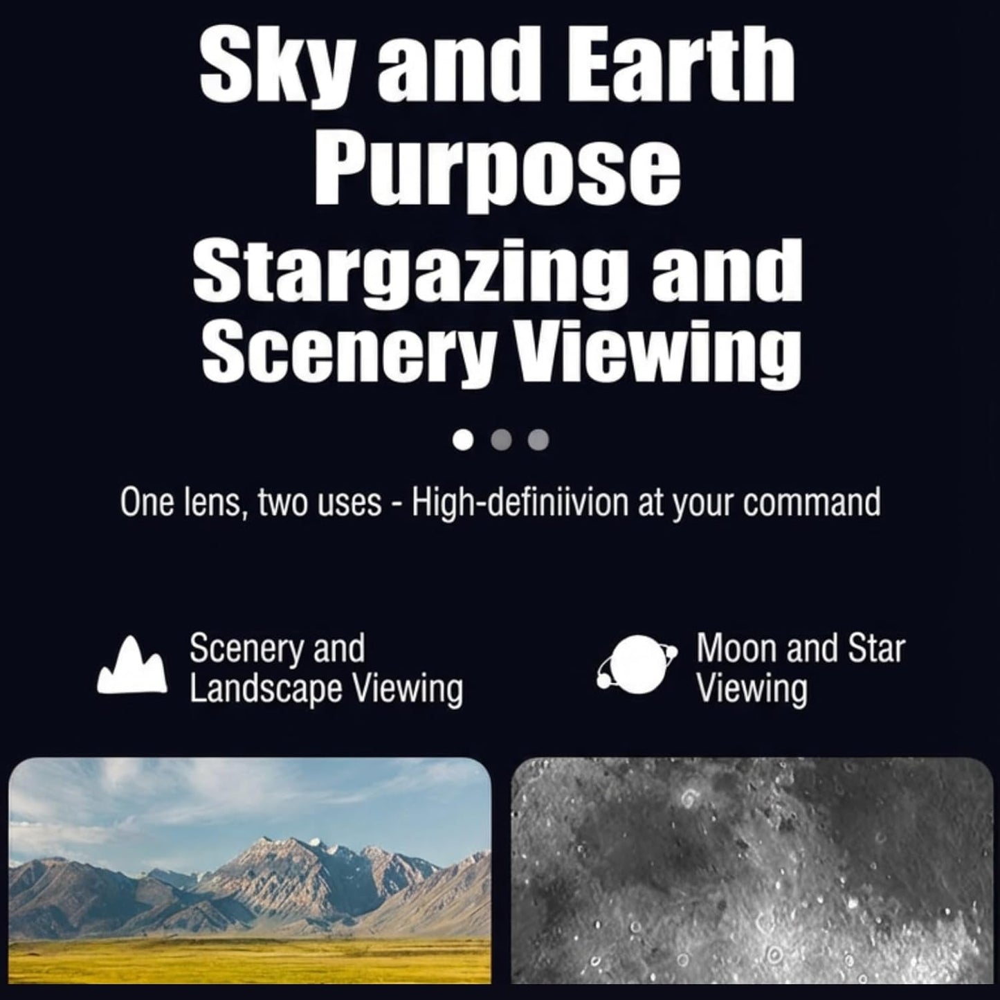 Telescope for Kids 8–12, Beginner Kids Telescope 50mm Aperture with Tripod, 2 Eyepieces & Finder Scope, 100x Magnification, STEM Educational Gift for Boys & Girls, Blue