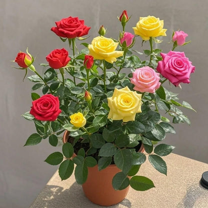 Rose Seeds for Planting, 100 Piece Heirloom Garden Perennial Flower Collection, Non-GMO Outdoor Growing Kit