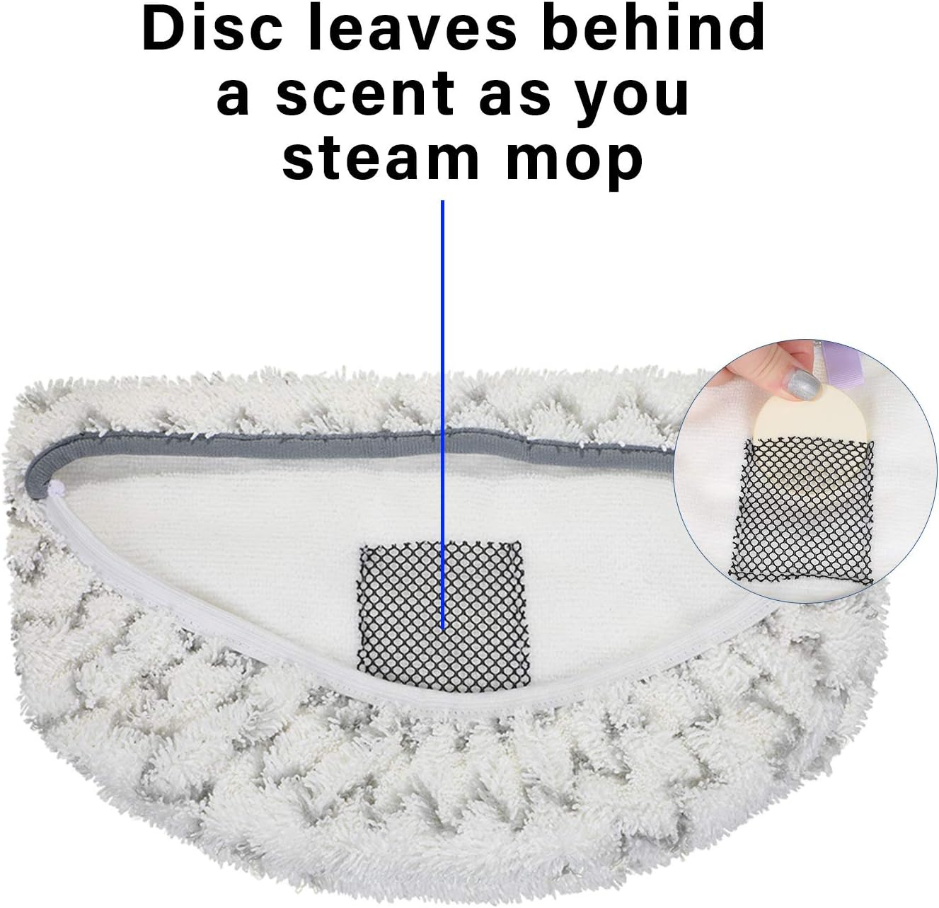Maitys 24 Pcs Fragrance Discs Replacement Steam Mop Scent Practical Fragrance Compatible with Powerfresh and Symphony Series, Compatible with Model 1940, 1806 and 1132(Fresh Fragrances,24 Pcs)