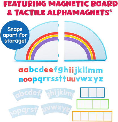 Educational Insights ABC Arc Mat AlphaMagnets Set – Alphabet Magnets for Kids, Magnetic Spelling Set & Letter Learning Board, Classroom or Homeschool ABCs Activity for Kids Ages 3-5