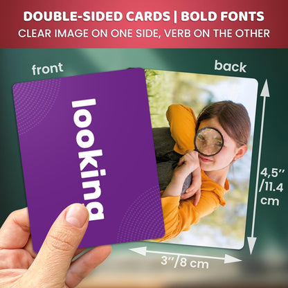 QUOKKA 104 Noun Flash Cards Set – Kids and Adults Vocabulary Builder for ABA Therapy, Early Childhood Education, and ESL Teaching – Picture Cards for Speech Therapy and Vocabulary Building Activities