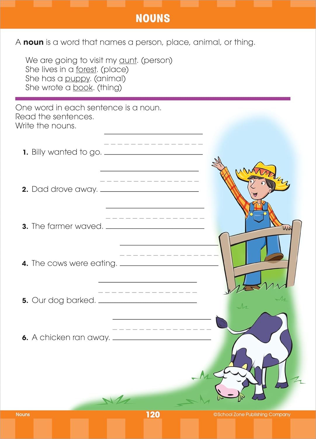 School Zone Big First Grade Workbook: 320 Pages, 1st Grade, Reading Comprehension, Phonics, Spelling, Vocabulary, Basic Math, Time, Money, Fractions, Ages 6 to 7