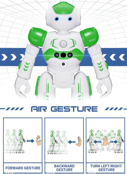 KingsDragon RC Robot Toys for Kids, Gesture & Sensing Programmable Remote Control Smart Robot for Age 3 4 5 6 7 8 Year Old Boys Girls Birthday Gift Present