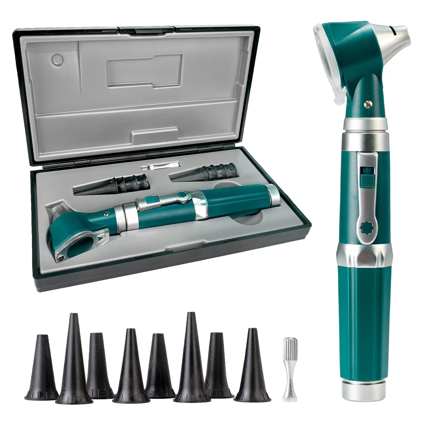 Scian Otoscope - Ear Scope with Light, Ear Infection Detector and Pocket Ear Checker Kit with 3X Magnify Lens, Suitable for Kids, Adults, Doctors, Pets(Pink)