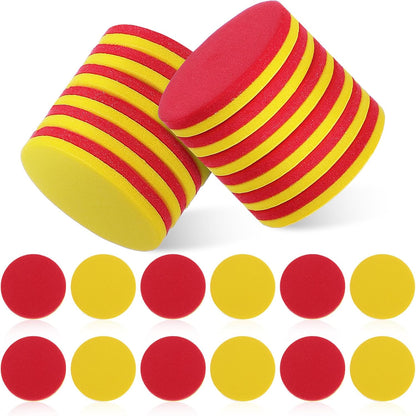 Yardwe 2sets Calculate Discs Math Counters for Number Counting Blocks for Color Educational Math Counters Counting Chips Cubes Math 100pcs*2