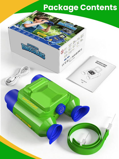 Acoath Binoculars for Kids with Night Vision Camera, Kids Telescope, 10X Optical Zoom, Magic Adventures Telescope Toys Gifts for Age 3, 4, 5, 6, 7, 8, 9, 10+ Years Old Boys Girls