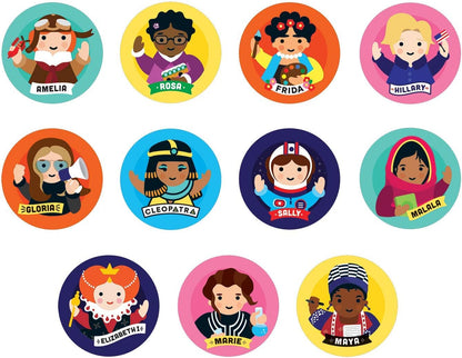 Mudpuppy Little Feminist Mini Memory Match Game, 24 Pieces (12 Pairs), Ages 3+, Develop Matching, Visual Memory, Focus, Concentration Skills, Features Charming Portraits of Historical Women