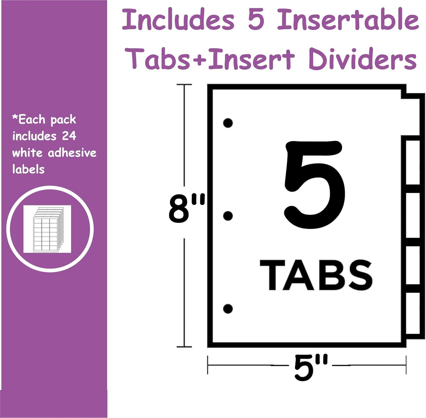 Smile4autism Large 2.5x10 ¼” Tools Perfect to Keep Your Loose Visual Picture Cards Organized. Autism, ABA, ADHD, Language & Apraxia Aspergers