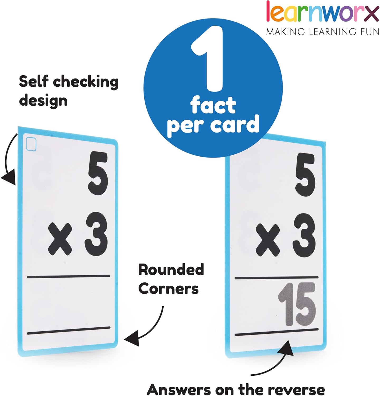 Multiplication Flash Cards, Math Flash Cards, Multiplication Division, Math Facts, Kids Games 2nd 3rd 4th 5th 6th Grade, Times Table | Bulk 352 Flashcards Set Ages 7-11