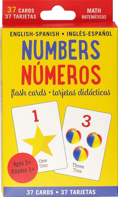 Bilingual Flash Cards - Numbers (English and Spanish Edition)