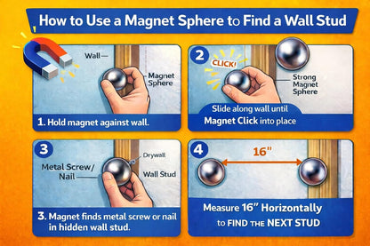 1Pc Nickel-Coated Magnetic Sphere Neodymium Magnet 1.26" Round Ball Magnet for Office, Display, and Educational Applications