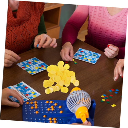 Kisangel Colorful Disc Teaching Chip Educational Board Games Math Teaching Aid Party Game Marker Learning Game