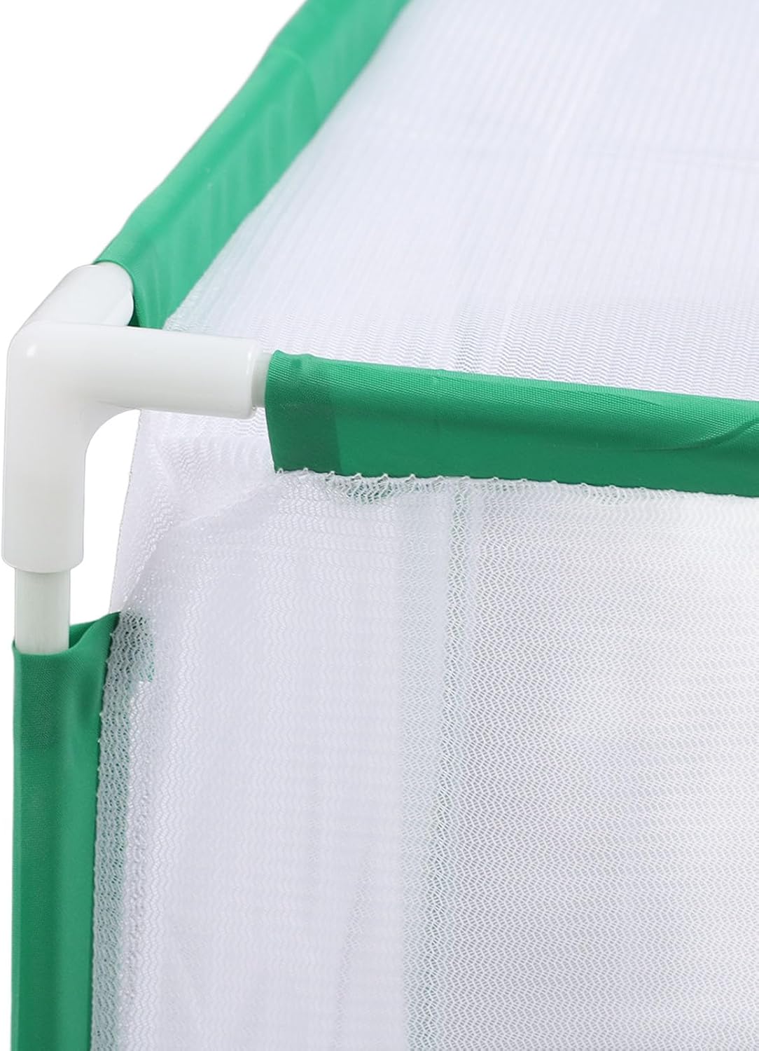 Clear Mesh Butterfly Enclosure, Transparent View Butterfly Habitat Sturdy Frame Chameleon Cage for Exploration Observation Small Creature Care