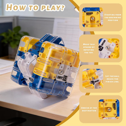 3D Cube Puzzle for Kids Color Matched Game Brain Teaser Game,Educational Learning Toys for Logical Thinking, Family Board Games, Durable Puzzle Cube Gift for Birthday and Holidays