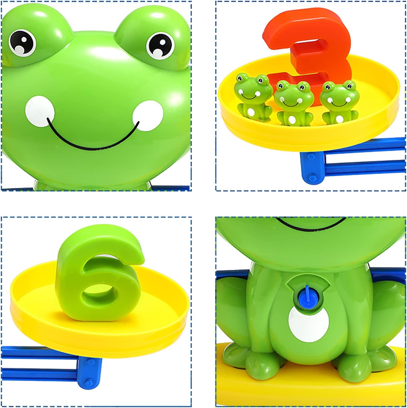 Frog Balance Cool Math Counting Game Educational Early Learning Scale STEM Toys Gifts for Preschool Toddlers Kids Age 3 4 5 6