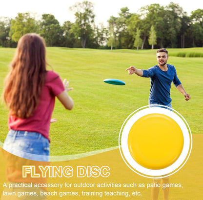 PATIKIL Flying Disc Colorful Plastic Flying Disk Flyer for Outdoor Sports Training Playing Lawn Game