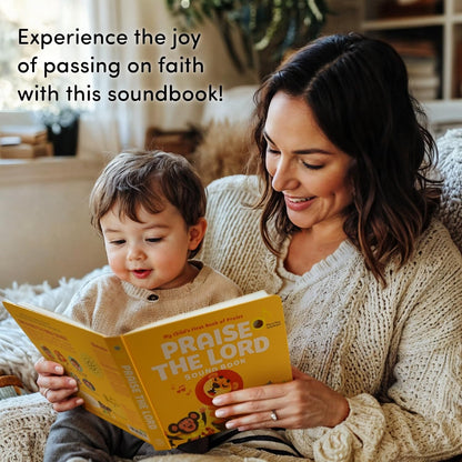Dance with Jesus Christian Sound Books for Kids - 6 Bible Songs for Toddlers – Christian Gifts for Kids - Baby Bible for Baptism, Christening, Dedication Gifts, Sunday School, Preschool Homeschool