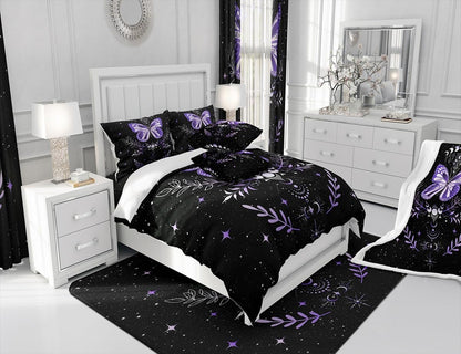 Drum Kit Duvet Cover,Kids Musical Instruments Bedding Set,Rock Music Comforter Cover for Boys Girls Room Decor,Neon Lighting Lightweight Bedspread Cover Twin Size with 1 Pillow Case(No Comforter)