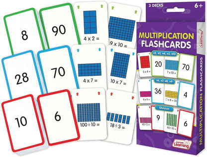 Junior Learning JL206 Multiplication Flashcards Medium