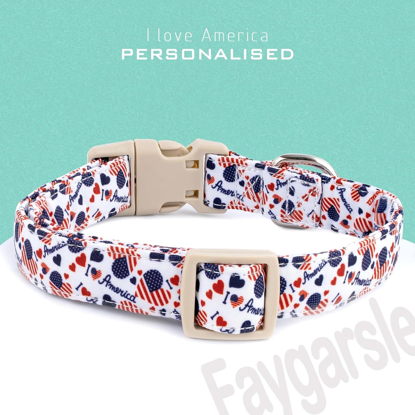 Faygarsle Dog Collar for Small Medium Large Dogs Colorful Puppy Collars for Female Dogs Toy Building Blocks Patterned Pet Collars for Summer Spring Wedding Puppy Girl Dog Collar M