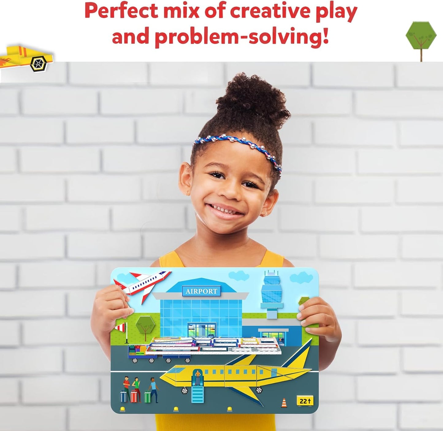 Skillmatics Tangram Sticker Puzzles - Educational Art & Craft Activity with 150+ Foam Tangram Stickers, Creative Toys & Games for Boys & Girls Ages 4, 5, 6, 7