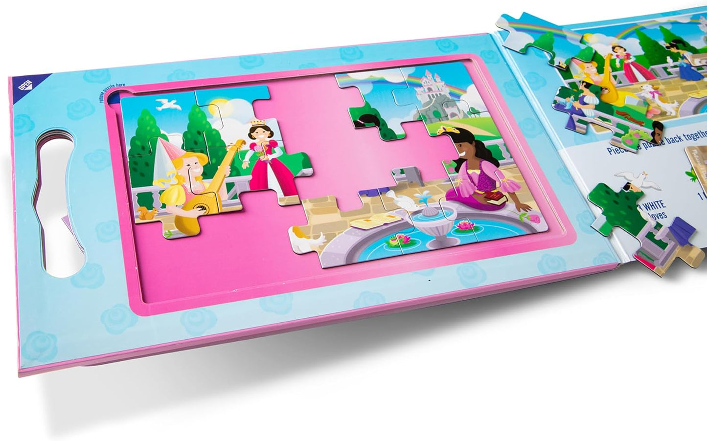 Melissa & Doug Take-Along Magnetic Jigsaw Puzzle Set – On the Farm (2 x 15 Piece) Travel Activity Toy for Preschoolers and Kids Ages 3+ - FSC Certified