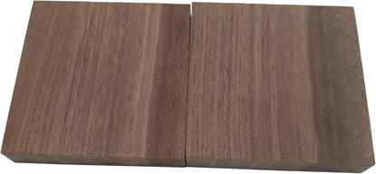 2PCS Unfinished Walnut Wood Blocks for DIY Crafting,Scroll Saw, Woodworking, Wood Carving,Burning,Laser Cutting,Engraving, CNC Cutting, Painting, Fretwork (5.9 x 1.96 x 0.78)
