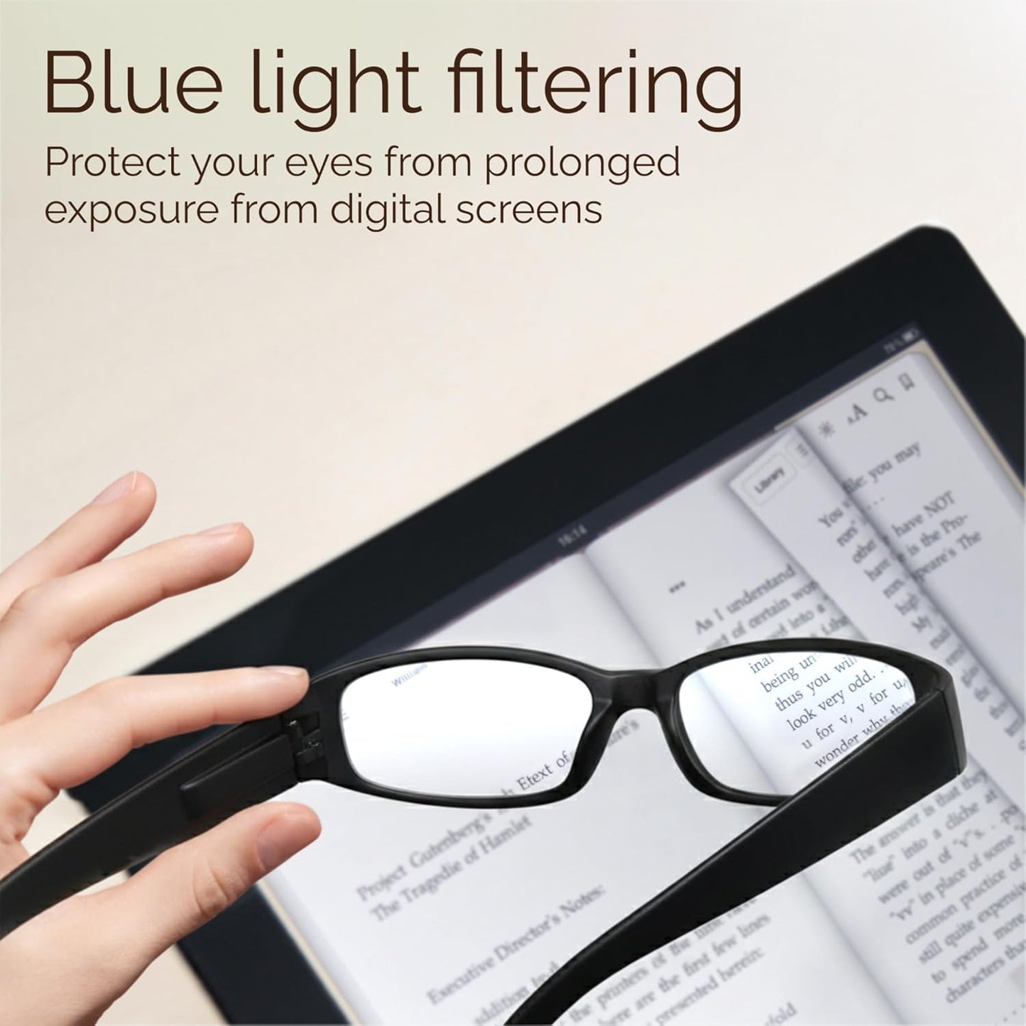 Gaoye 4-Pack Readers for Women, Blue Light Blocking Reading Glasses, Stylish Reading Glasses for Women in 4 Patterns