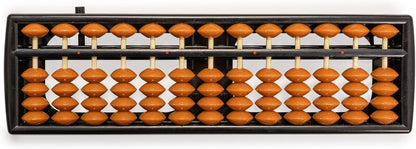 Yellow Mountain Imports Digit Standard Abacus 10.5 Inches - Professional 17 Column Soroban Calculator (Functional and Educational Learning Tool)