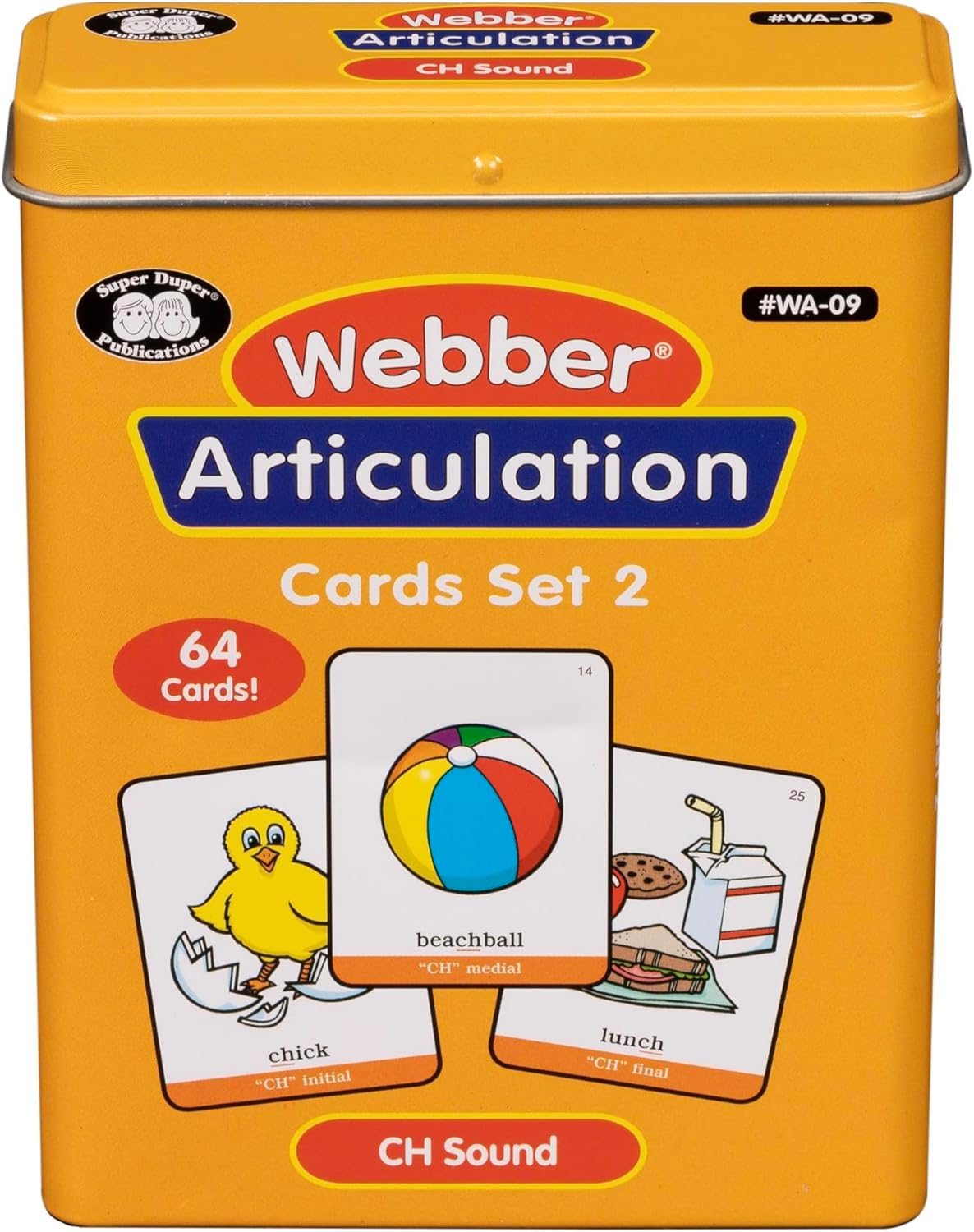Super Duper Publications | Articulation CH Sound Fun Deck | Vocabulary and Language Development Flash Cards | Educational Learning Materials for Children