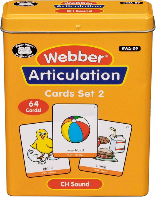 Super Duper Publications | Articulation CH Sound Fun Deck | Vocabulary and Language Development Flash Cards | Educational Learning Materials for Children