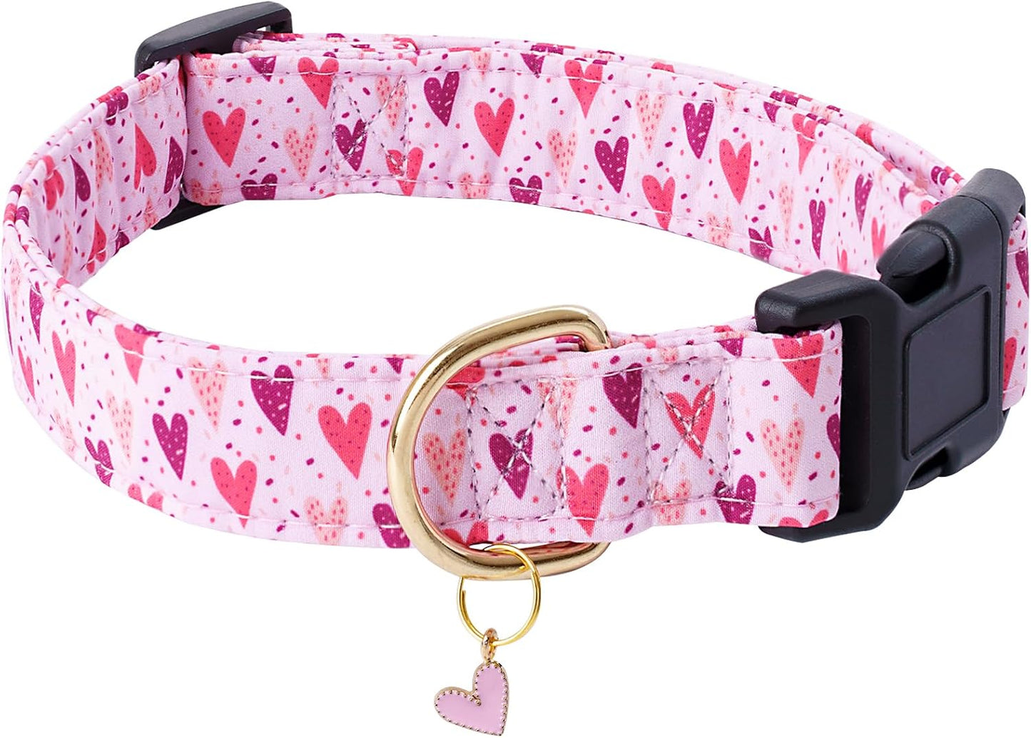 Faygarsle Dog Collar for Small Medium Large Dogs Colorful Puppy Collars for Female Dogs Toy Building Blocks Patterned Pet Collars for Summer Spring Wedding Puppy Girl Dog Collar M