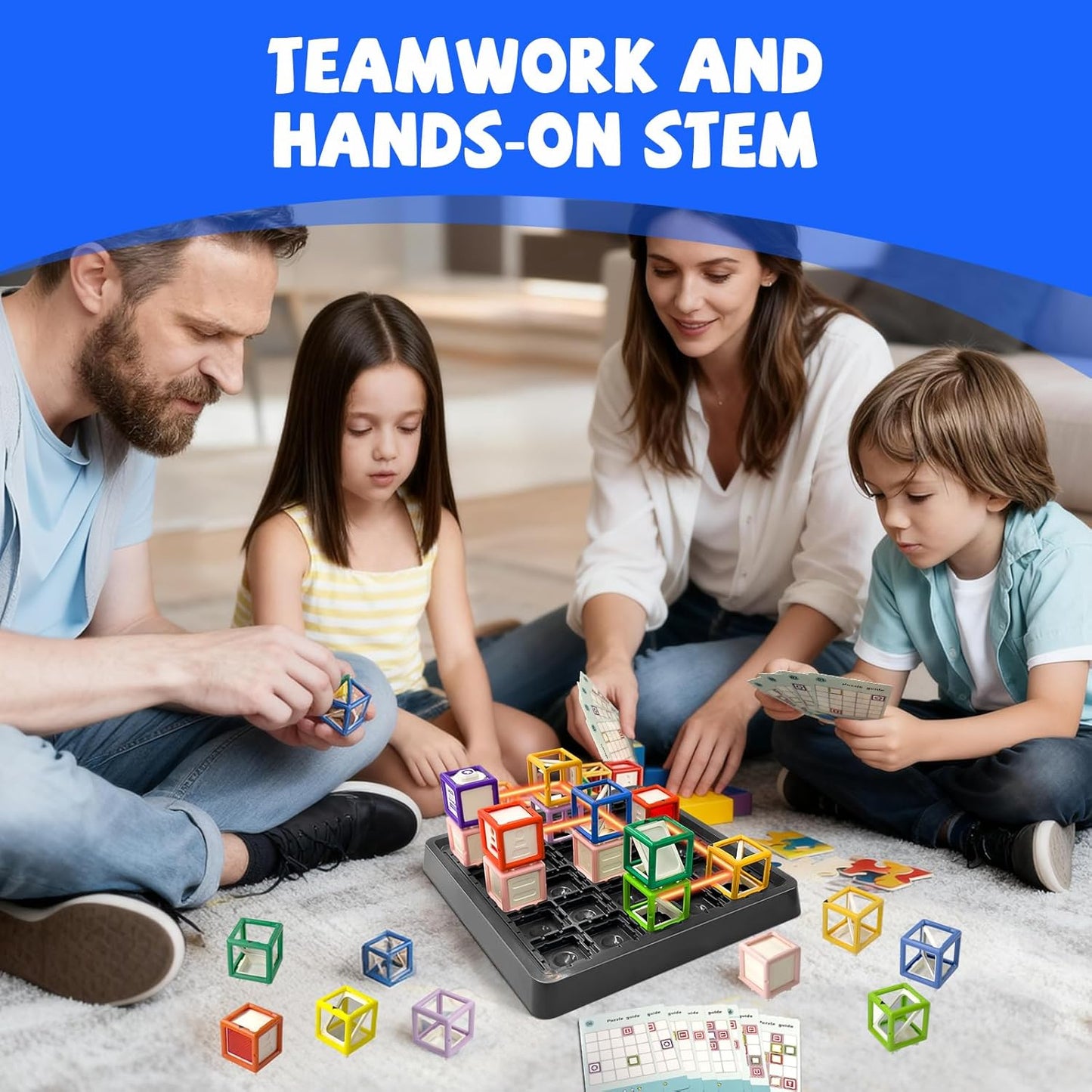 2026 New Laser Maze Reasoning Game STEM Toys for 8-13 Year Old Kids Reasoning Laser Game with 60 Challenge Levels Puzzle Games Learning Education Toys Board Thinking Logic Games Ideal Children Gift