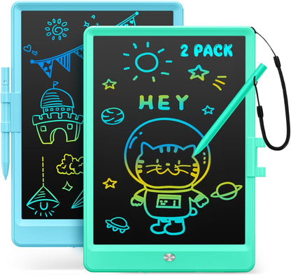 Kidopire LCD Writing Tablet, 2Pack Reusable Drawing Pad for Kids, Colorful Doodle Board Kid Drawing Tablet, Educational Toddler Girl Toys, Birthday Gift Ideas for 3 4 5 6 7 8 Year Old Kids