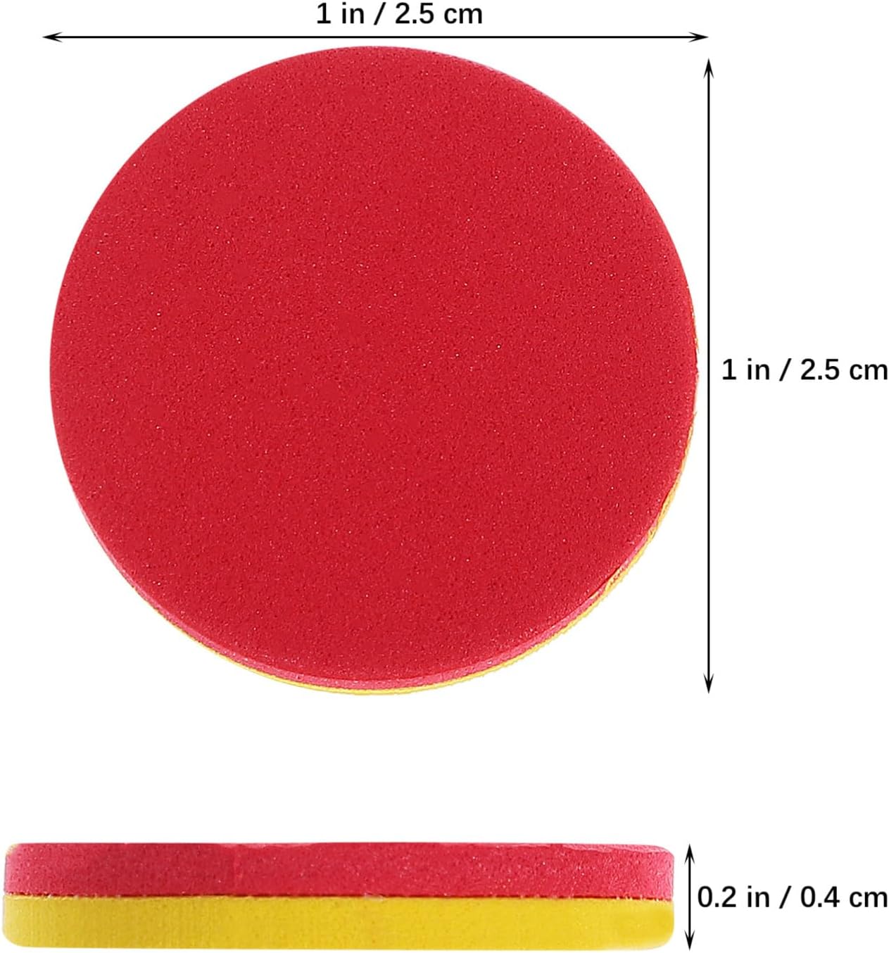 Yardwe 2sets Calculate Discs Math Counters for Number Counting Blocks for Color Educational Math Counters Counting Chips Cubes Math 100pcs*2