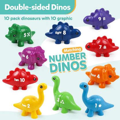 TSYAN Ice Cream Toy Set - Number & Shape Sorting Stacking Bucket for Toddlers - Educational Counting Color Recognition - Fine Motor Toys Math Learning Toys for Kids Ages 3+Year Old