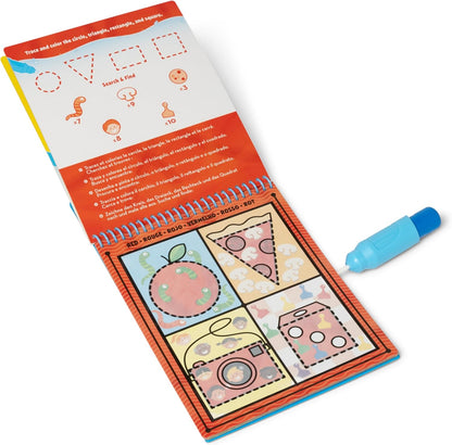 Melissa & Doug On The Go Water Wow! Mess Free Coloring Book, Reusable Water-Reveal Activity Pad, Alphabet, Travel Toys, Party Favors, for Toddlers & Kids Ages 3+ - FSC Certified
