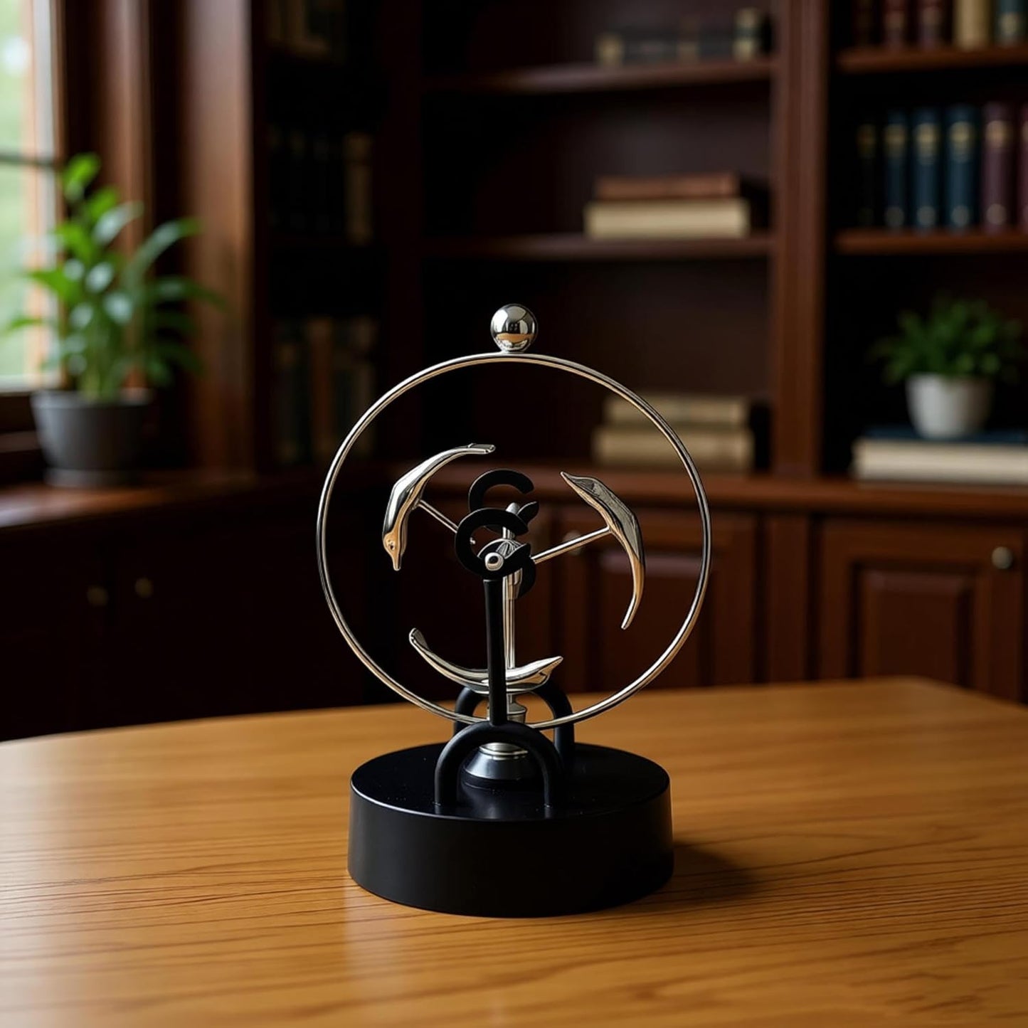 Perpetual Motion Kinetic Art Swing Physics Mechanics Balance Physics Desk Home Decor FN29