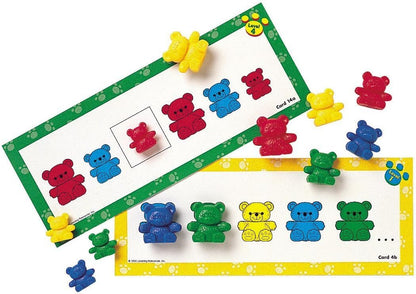 Learning Resources Three Bear Family Pattern Cards, Homeschool, Early Math Skill Learning, Bears Not Included, Ages 3+