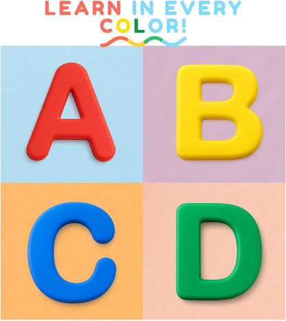 Silicone Alphabet Magnetic Letters and Numbers Set, 36 PCS Educational Multicolor ABC Fridge Magnets – Durable, Fun Learning Toy for Early Childhood