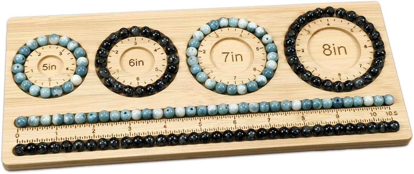 Petoysoso Bead Boards for Jewelry Making, Bamboo Beading Board for Bracelet & Necklace, Jewelry Making Supplies,Bead Tray Supplies